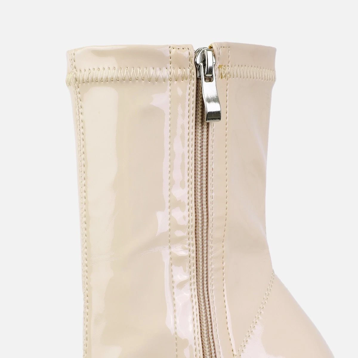 Brookes Stone Double Platform Block Heel Ankle Boots - Image 3