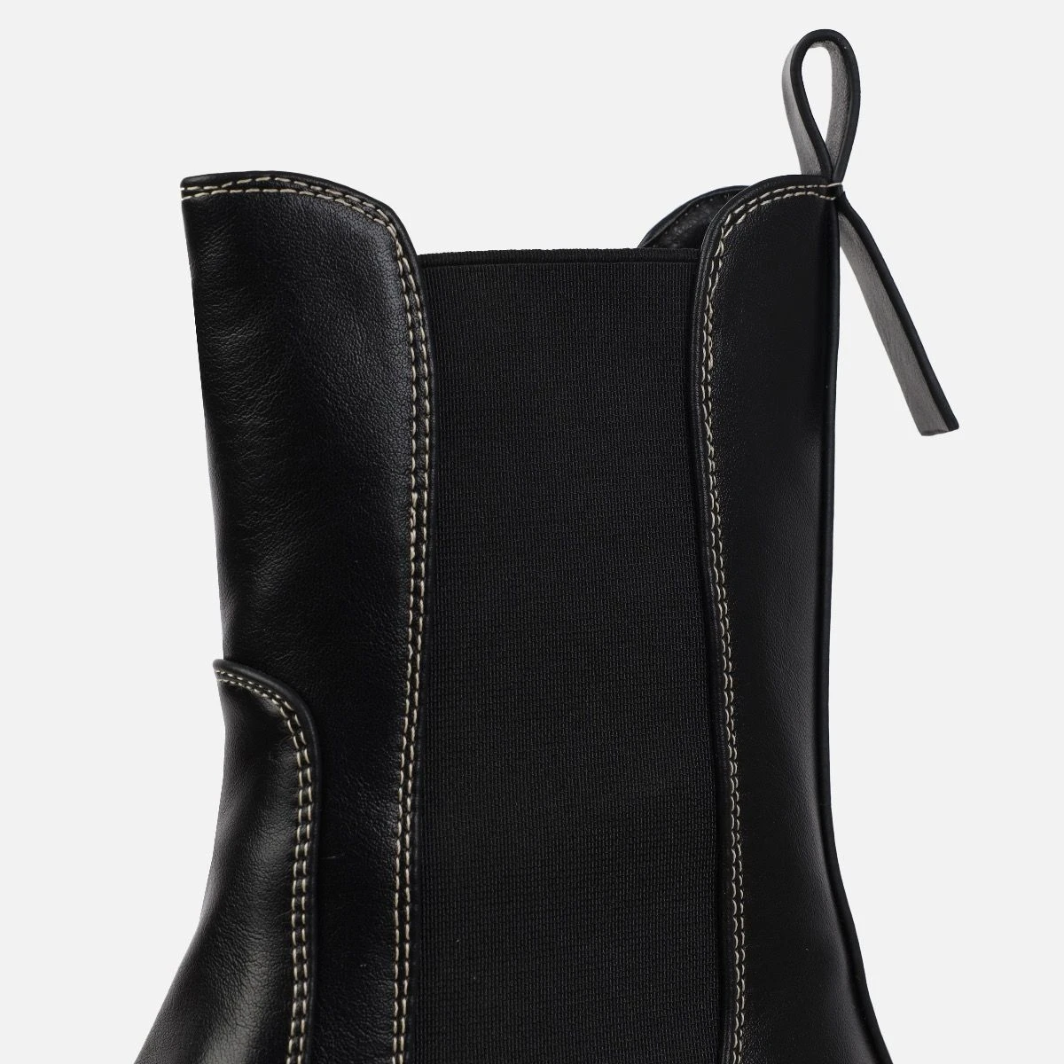 Romare Black And Blush Chunky Ankle Boots - Image 3