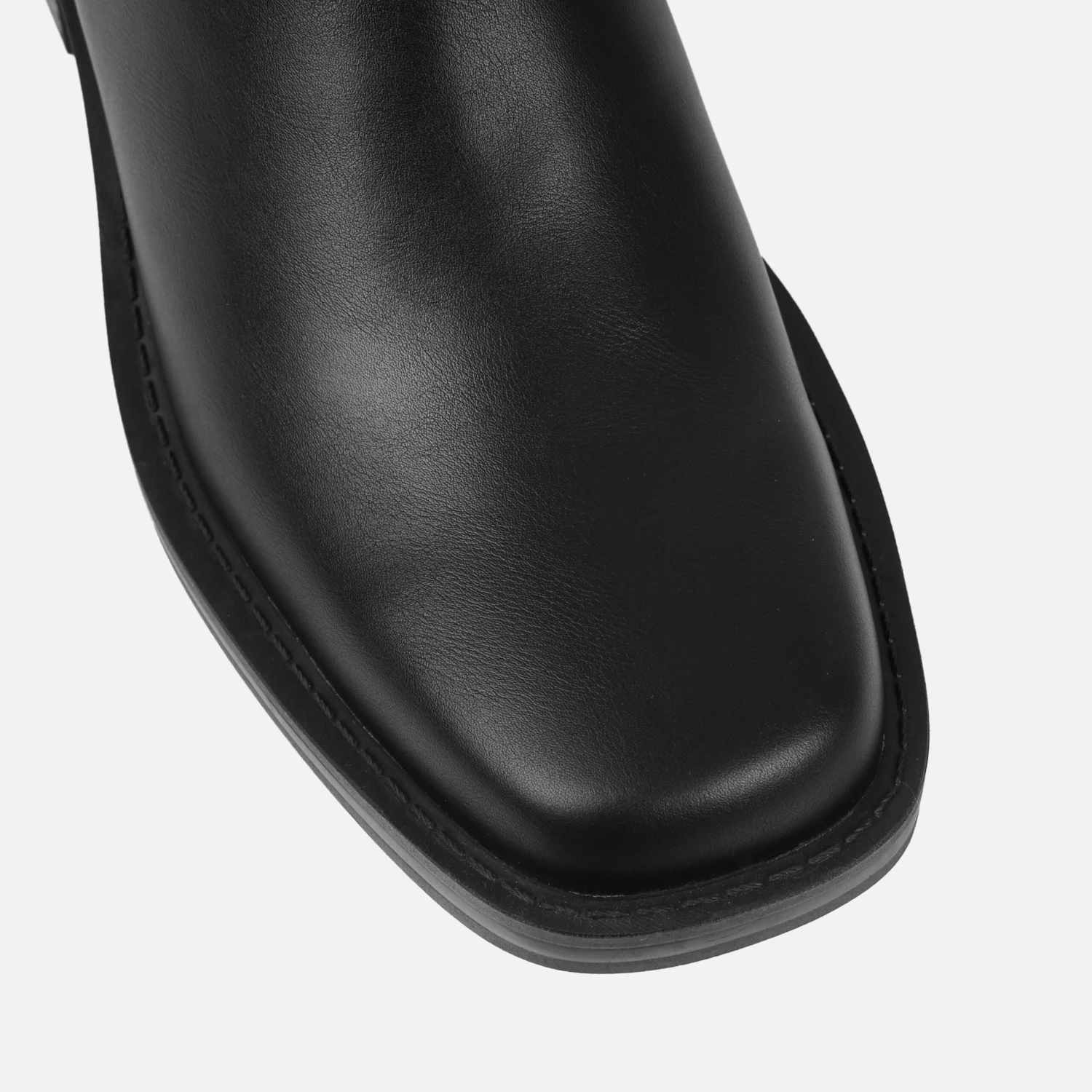 Carrington Black Flat Ankle Boots - Image 4