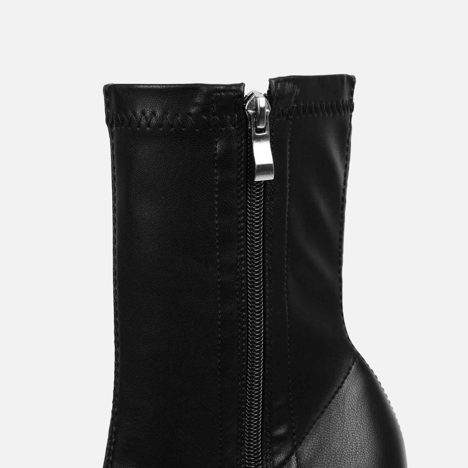 Ceaser Black Platform Pointed Ankle Boots - Image 3
