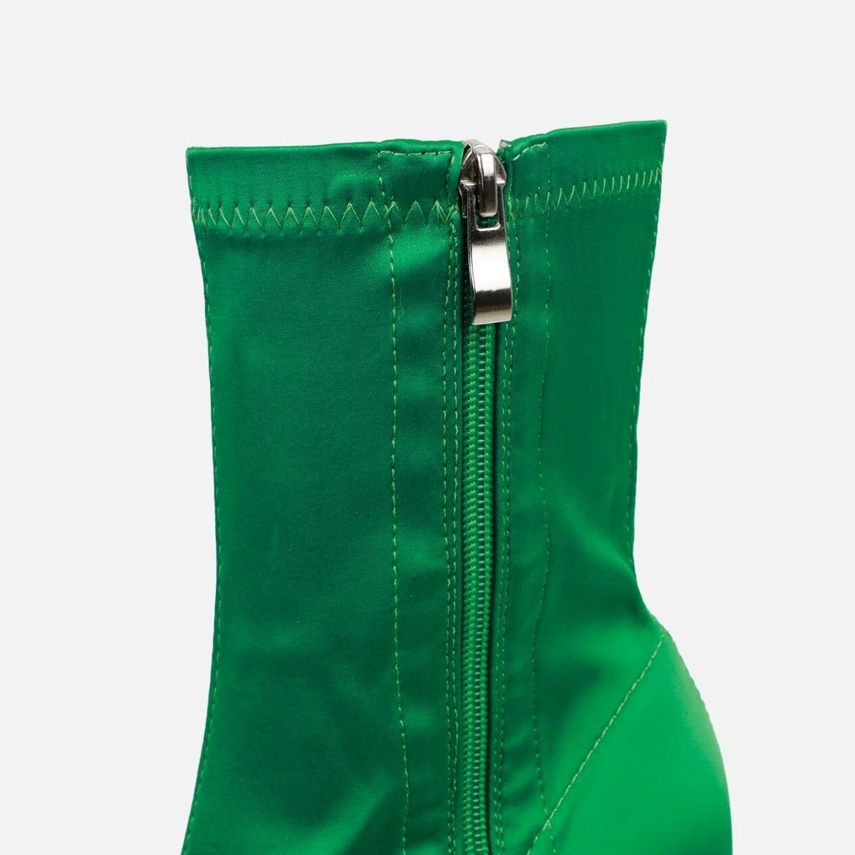 Ceaser Green Platform Pointed Ankle Boots - Image 3