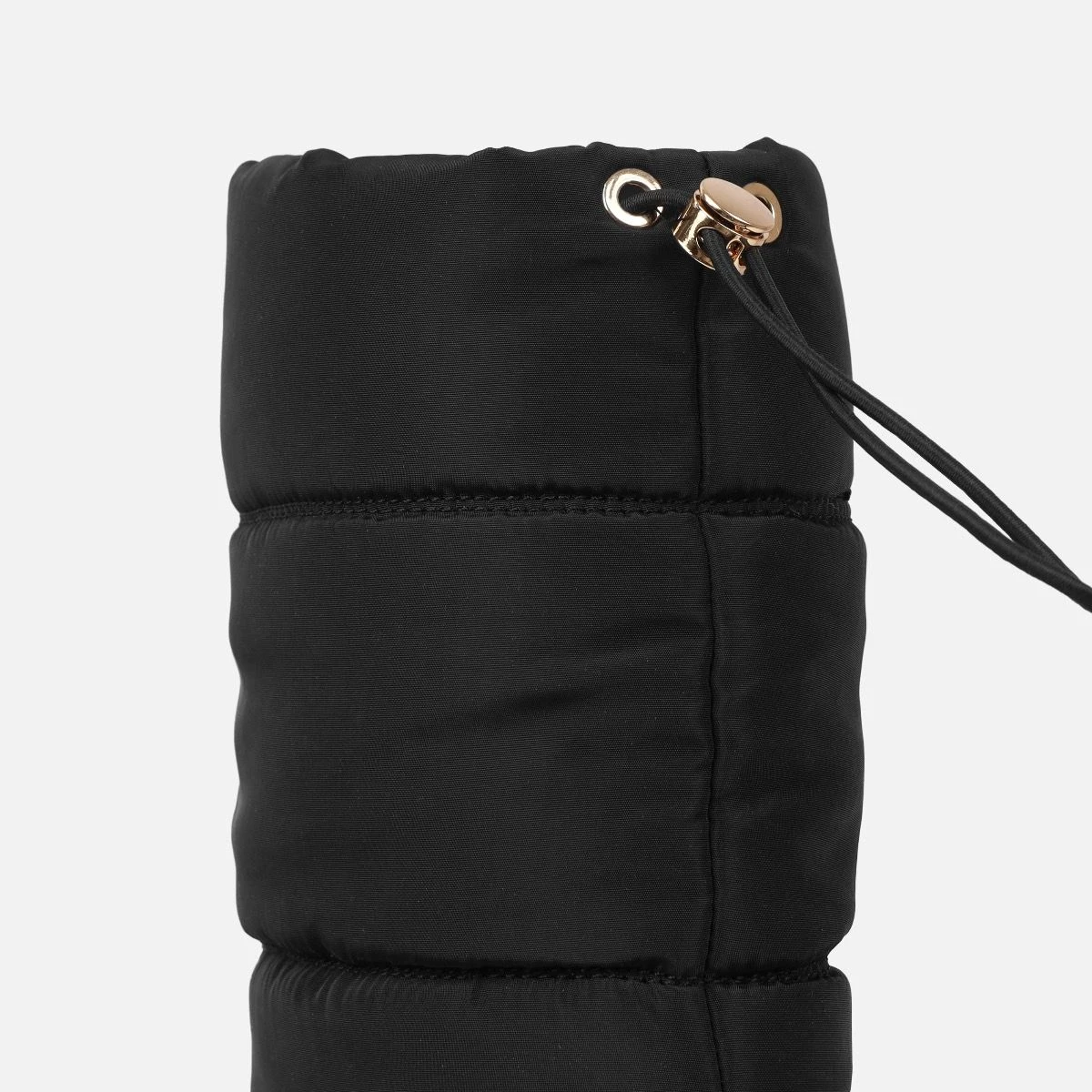 Frost Black Padded Block Heel Boots - Image 2