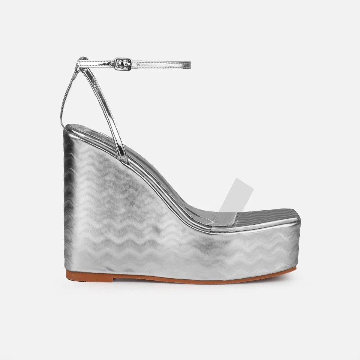 Lulee Silver Wavy Wedges - Image 2