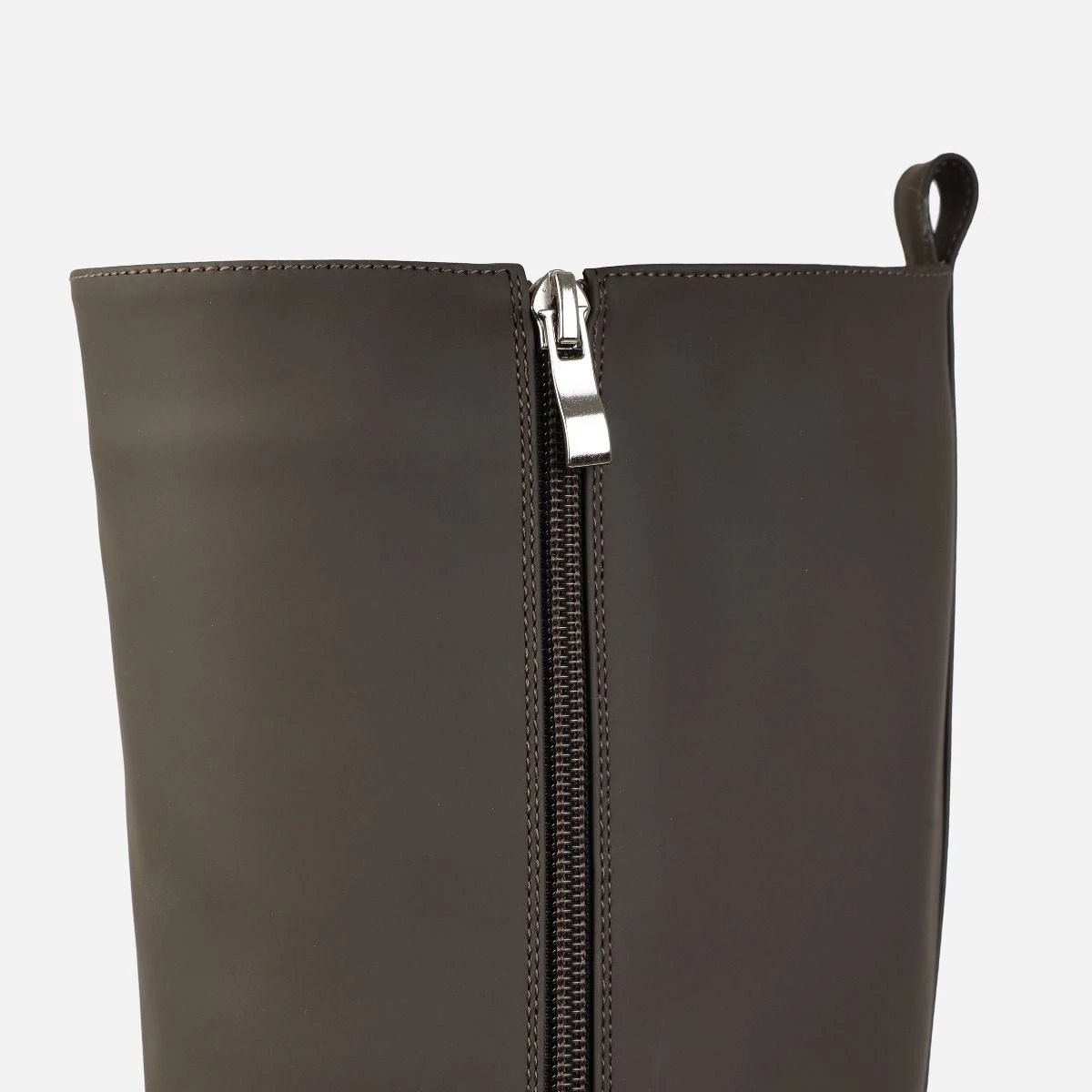 Tasha Ghouri Marcus Khaki Double Platform Knee High Boots - Image 5