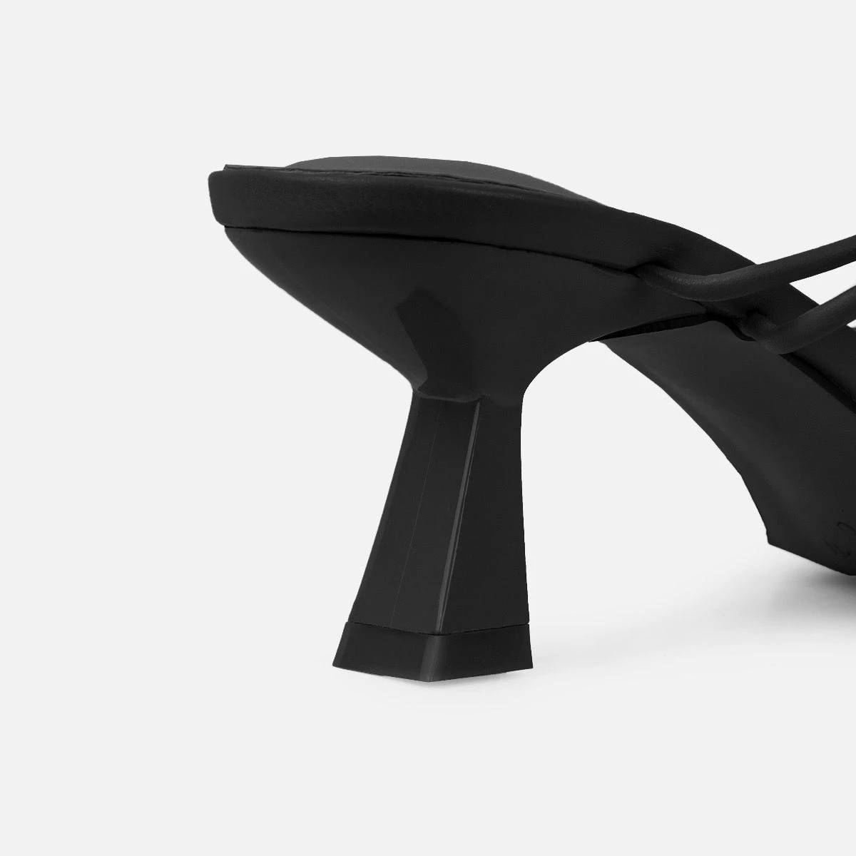 Paola Black Lace Up Low Heels - Image 3