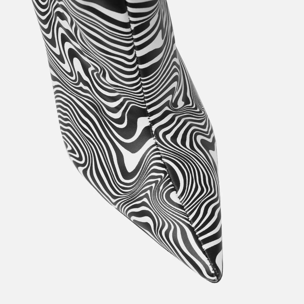 Mary Bedford Wild Monochrome Print Thigh High Boots - Image 5